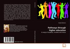 Buchcover von Pathways through higher education