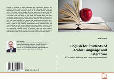 Capa do livro de English for Students of Arabic Language and Literature 