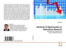 Buchcover von Methods of Optimization in Operations Research