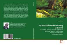 Buchcover von Quantitative Ethnobotany in Bolivia