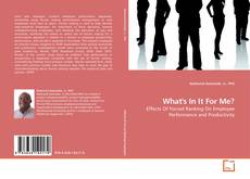 Capa do livro de What's In It For Me? 
