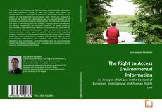 The Right to Access Environmental Information的封面