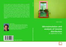 Couverture de Microsimulation and analysis of income distribution