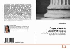 Corporations as Social Institutions的封面