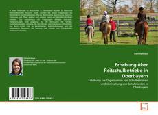 Couverture de Erhebung über Reitschulbetriebe in Oberbayern