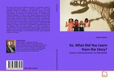 Couverture de So, What Did You Learn from the Story?
