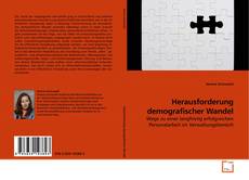 Couverture de Herausforderung demografischer Wandel
