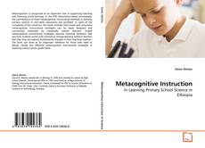 Copertina di Metacognitive Instruction
