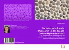 Portada del libro de Die Interpretation der Quantoren in der Kanger-Mates-Skyrms-Semantik