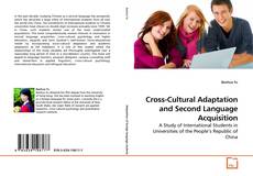 Portada del libro de Cross-Cultural Adaptation and Second Language Acquisition