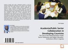 Portada del libro de Academia/Public Sector Collaboration in Developing Countries