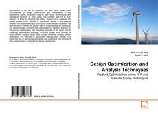 Design Optimization and Analysis Techniques的封面