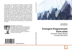 Capa do livro de Emergent Programmatic Form-ation 