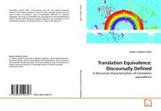 Portada del libro de Translation Equivalence: Discoursally Defined
