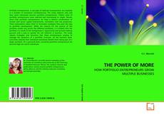 Couverture de THE POWER OF MORE