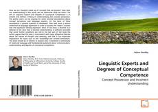 Copertina di Linguistic Experts and Degrees of Conceptual Competence