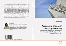 Capa do livro de Accounting change in central government 