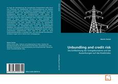 Unbundling and credit risk kitap kapağı