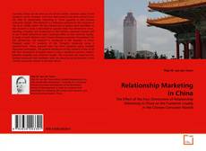 Copertina di Relationship Marketing in China