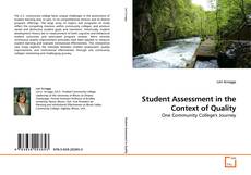 Capa do livro de Student Assessment in the Context of Quality 