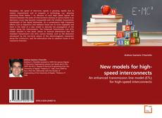 Buchcover von New models for high-speed interconnects