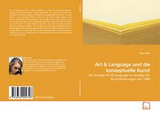 Capa do livro de Art und Language und die konzeptuelle Kunst 