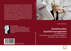 Couverture de Redaktionelles Qualitätsmanagement