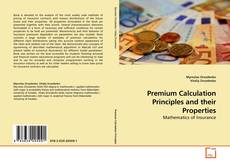 Capa do livro de Premium Calculation Principles and their Properties 