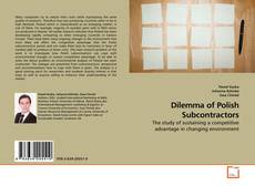 Couverture de Dilemma of Polish Subcontractors