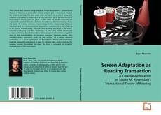 Capa do livro de Screen Adaptation as Reading Transaction 