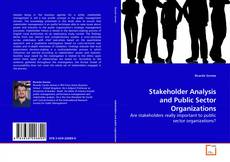 Capa do livro de Stakeholder Analysis and Public Sector Organizations 
