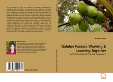 Couverture de Galulue Faatasi: Working