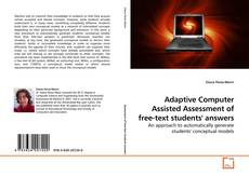 Capa do livro de Adaptive Computer Assisted Assessment of free-text students' answers 