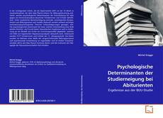 Capa do livro de Psychologische Determinanten der Studierneigung bei Abiturienten 
