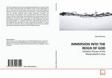 Couverture de IMMERSION INTO THE REIGN OF GOD