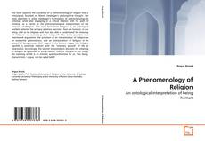 Capa do livro de A Phenomenology of Religion 