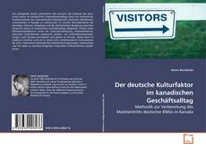 Capa do livro de Der deutsche Kulturfaktor im kanadischen Geschäftsalltag 
