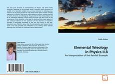 Capa do livro de Elemental Teleology in Physics II.8 