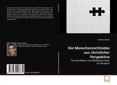 Capa do livro de Die Menschenrechtsidee aus christlicher Perspektive 