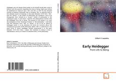 Buchcover von Early Heidegger