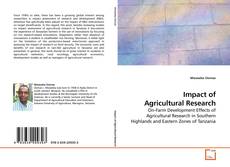 Portada del libro de Impact of Agricultural Research