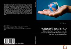 Bookcover of "Geschichte schreiben..."