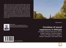 Capa do livro de Correlates of sexual experiences in Ethiopia 