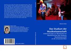 Couverture de Das Studium der Musikwissenschaft