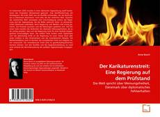 Copertina di Der Karikaturenstreit: Eine Regierung auf dem Prüfstand