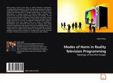 Capa do livro de Modes of Harm in Reality Television Programming 