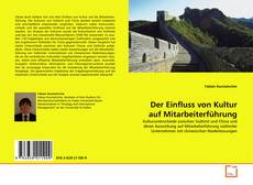 Capa do livro de Der Einfluss von Kultur auf Mitarbeiterführung 