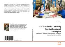 Capa do livro de ESL Students' Learning Motivations and Strategies 