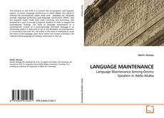 LANGUAGE MAINTENANCE kitap kapağı