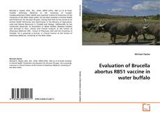 Portada del libro de Evaluation of Brucella abortus RB51 vaccine in water buffalo
